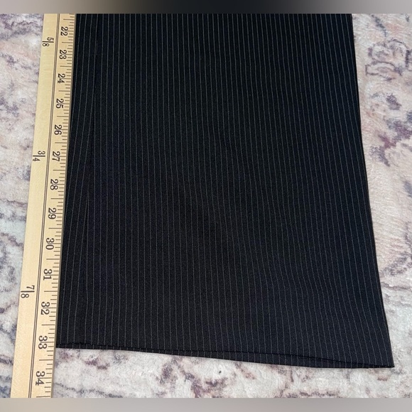 NWT Reformation X Camille Rowe Black Pinstripe Cherie Pant Trousers Size 12 - Picture 9 of 15